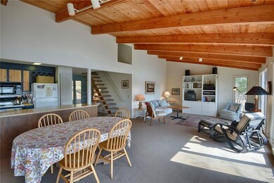 Galley style kitchen opens to the great room.