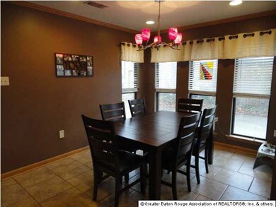 Breakfast room with wall of windows
