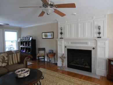Gas fireplace with hidden Entertainment