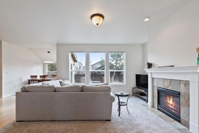 Living Room with Gas Fireplace