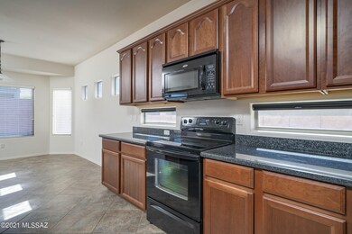 Granite countertops.