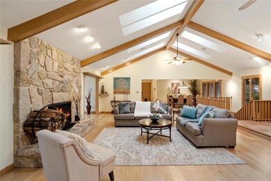 Great Room with Hardwood Flooring.