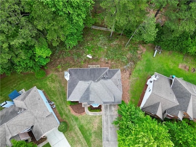 View from above of property