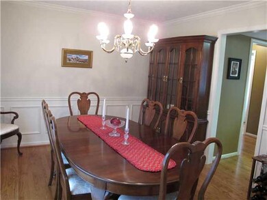 Dining Room A good sized dining room with hardwood