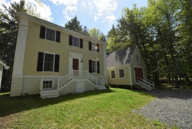Side view of home from the...