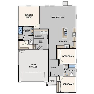 Live Oak, Clover Floorplan, Left Swing,