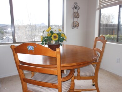 Eat-In Kitchen w/VIEW of Thumb Butte