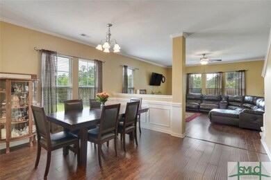 Dining Room Open to Family Room