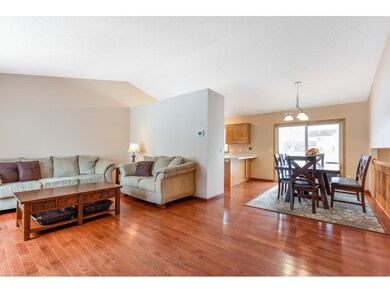An open floor plan is perfect for entertaining or 