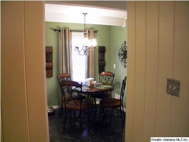 Eating area in the kitchen