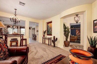 Flowing floor plan in Anthem.