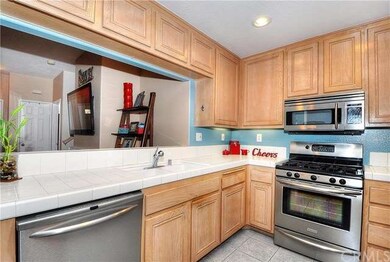Light and bright kitchen with stainless appliances