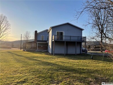 Back view of main house