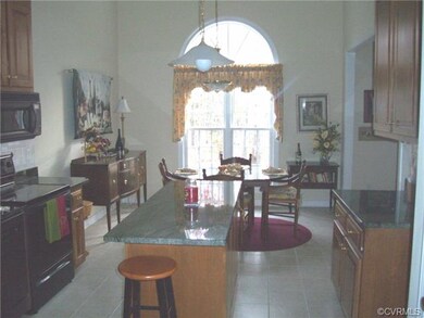 Kitchen has Breakfast nook with open plan to Great