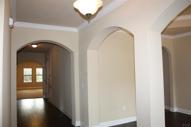 Wood flooring front entry