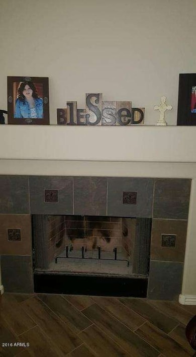 updated fireplace