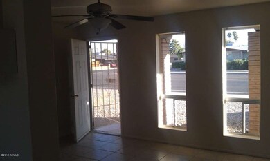 Looking out the front door