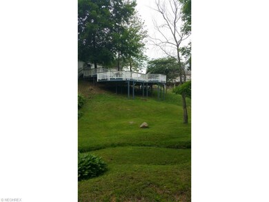 A view of the deck from below