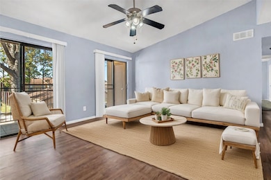 Staged image of the living room.