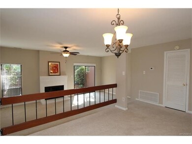 The open floor plan is nice for entertaining.