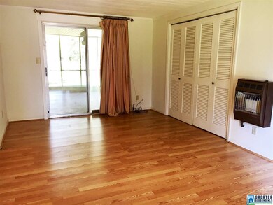 Family room has a double closet for washer/dryer h