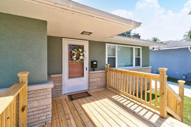 New front porch deck