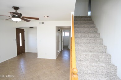 living room & Stairs