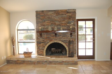 Family Room With Fireplace