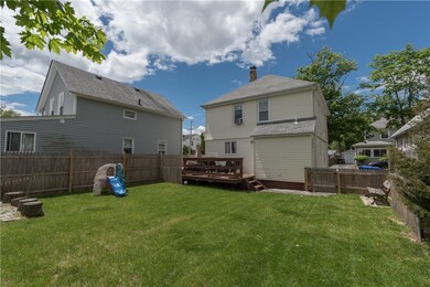 Fully fenced in backyard.