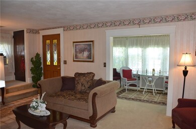 The seller says there are hardwood floors beneath