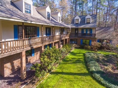 Wonderful wrap around porch with great views of th