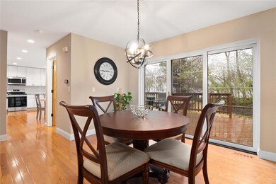 Formal Dining area with hardwood floors