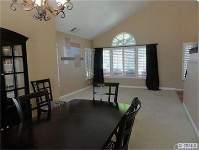 Dining room looking into living room