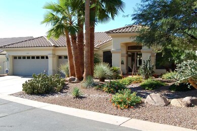 Front with 3 car Garage View