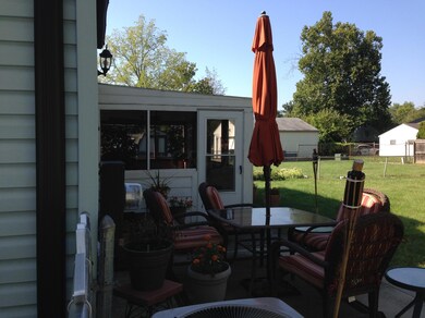 Patio and Enclosed porch