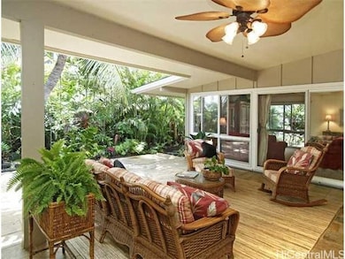 Covered patio