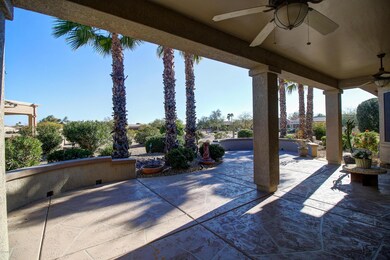 Extended back patio