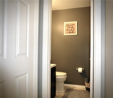 Main floor powder room