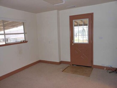 office area behind kitchen