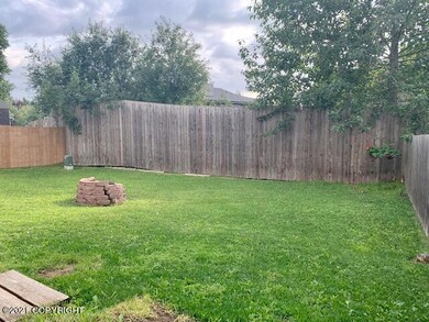 Firepit in yard