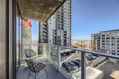 Balcony with a city view