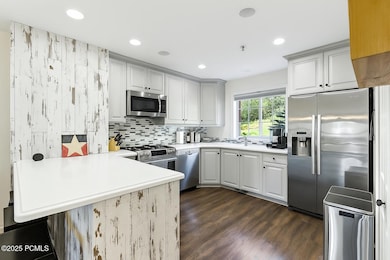 Kitchen with microwave 2