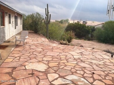 remodeled rock back patio