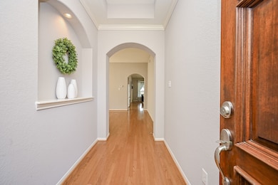 Hallway entering into the home.