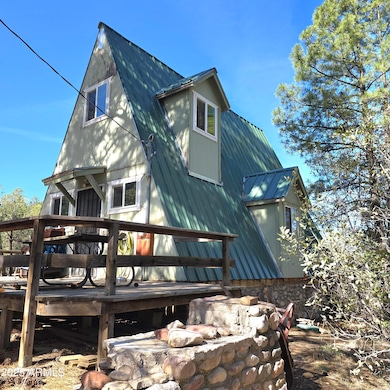 A-Frame Cabin Back Corner
