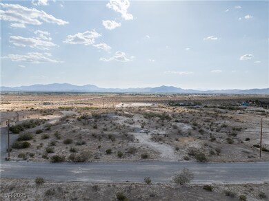 View of mountain backdrop with a desert landscape