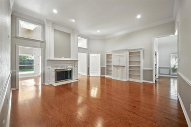 Living Room with Built Ins
