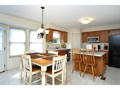 Kitchen. The kitchen offers plenty of cabinets and