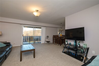 Living room with natural light