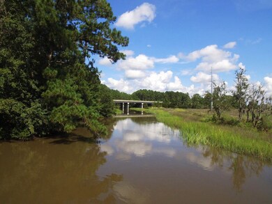 Creek Looking Towards I-95 Bridge